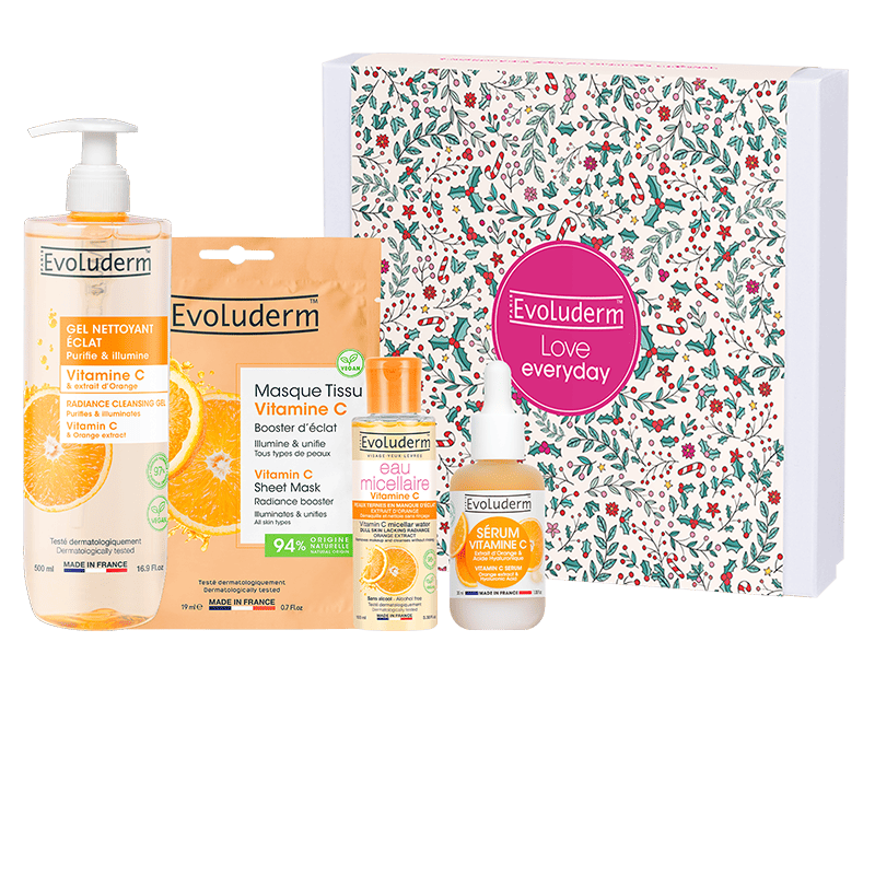 Coffret Visage 100 % Vitamine C + Bandeau Offert