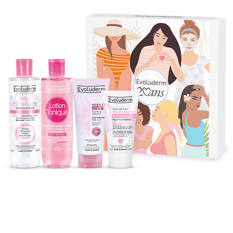 Coffret Soin Visage Peaux Sensibles + Bandeau Offert